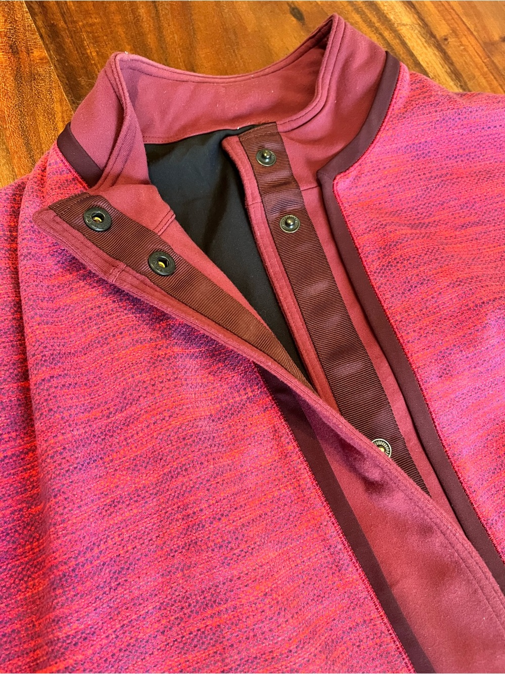 Lululemon Two-Tone Pink Maroon Jacket - Picture 3 of 9